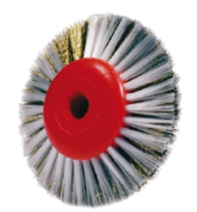 Picture of CIRCULAR BRUSH WITH CONVERGING ROWS NYLON/BRASS